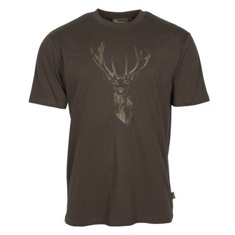 Pinewood - Red Deer T-Shirt M&#039;s BROWN